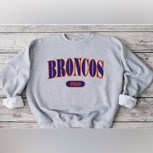 Broncos Offset Crewneck
